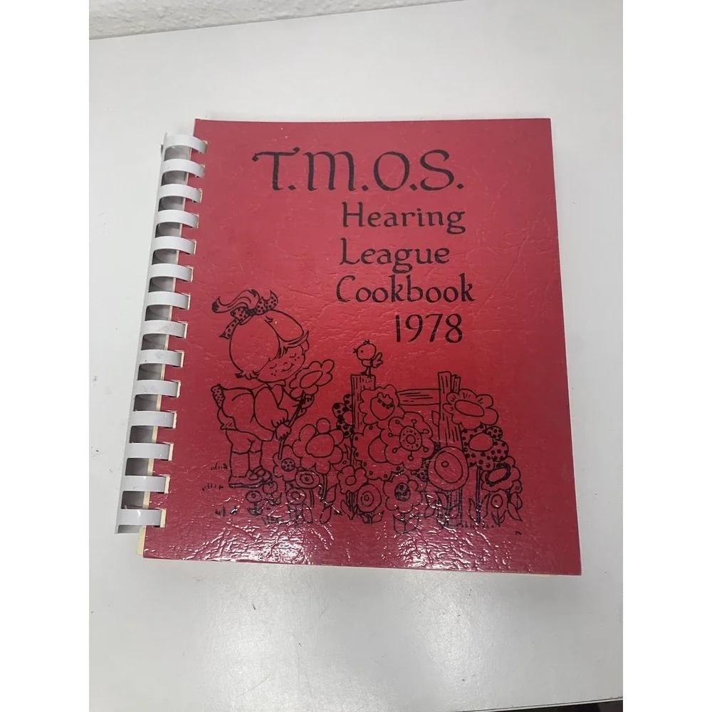 T.M.O.S. Hearing League Spiral Cookbook Community 1978 Iowa Falls, Iowa